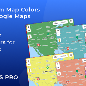 Custom Map Colors for Google Maps