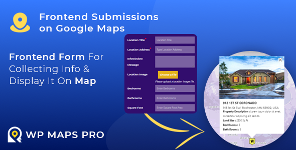 Frontend Submissions on Google Maps