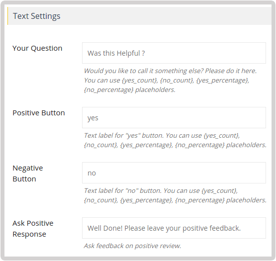 wordpress feedback form