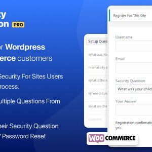 WP Security Questions Pro