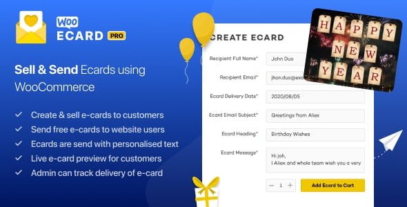 WooCommerce Ecards Pro