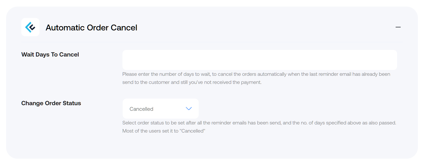 automatic order cancel