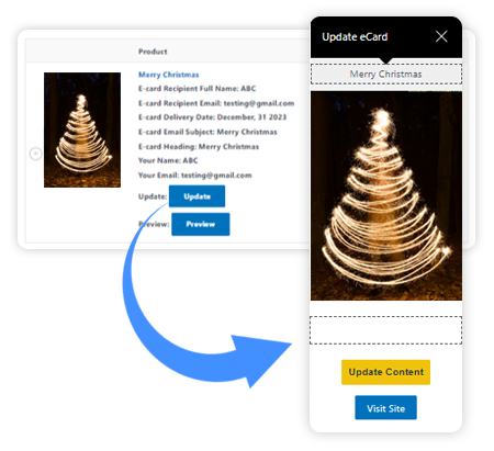 Modify Ecard Details Easily in Your Cart!