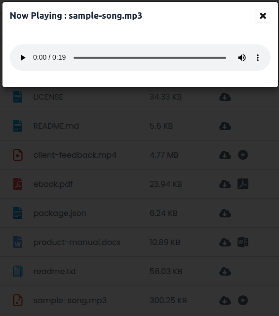 Audio Player For WordPress Audio Player For WordPress