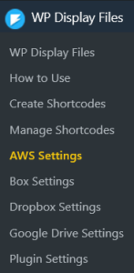 AWS Setting