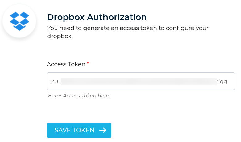 DropBox Authorization