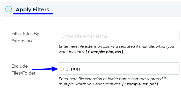 Exclude Files/Folder