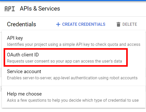 OAuth Client ID