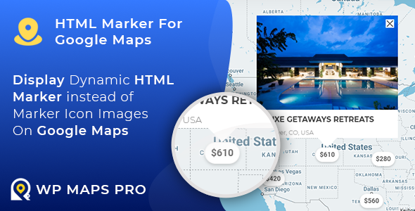 HTML Markers For Google Maps