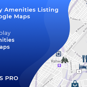 Nearby Amenities Listing on Google Maps