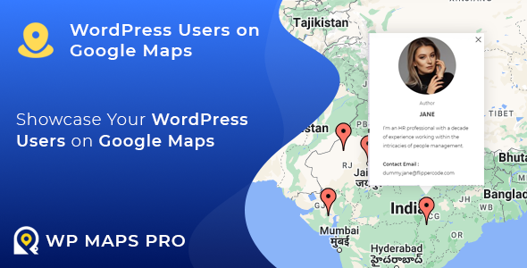 WordPress Users on Google Maps