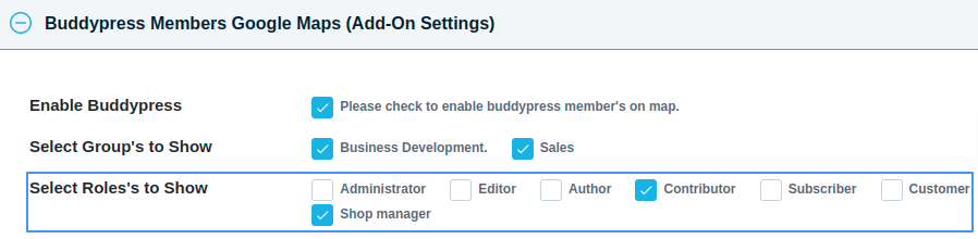 Admin Can Choose BuddyPress Groups