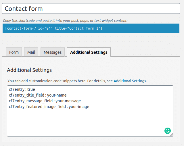 CF7 Field & Infowindow Connection