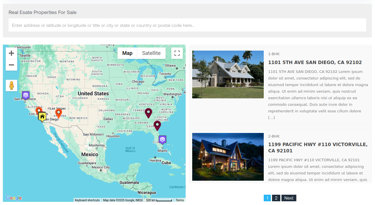 Beautiful Responsive Layouts For WP Maps Pro