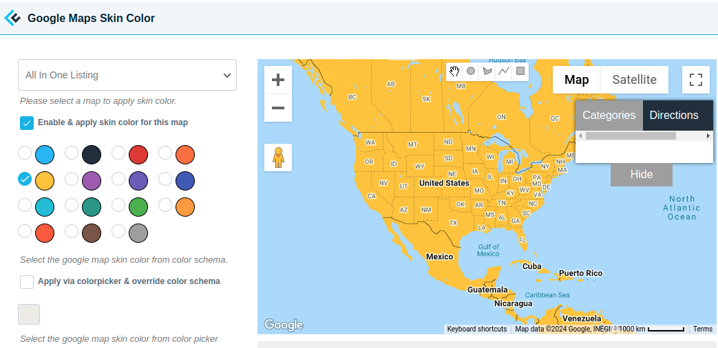 Match Your Maps' Design to Your Brand's Identity With Predefined Color Schema