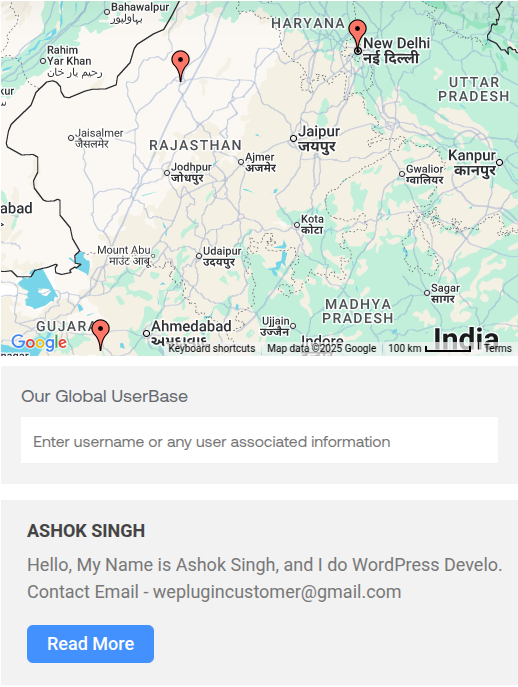 Showcase WordPress Users On Google Maps Showcase WordPress Users On Google Maps