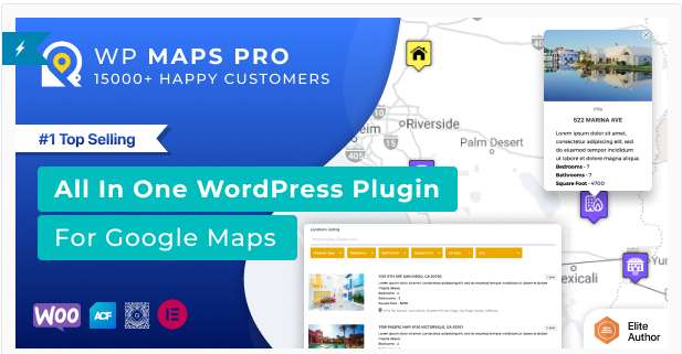 Easily Integrates With WP Maps Pro