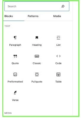 Block Types in WordPress