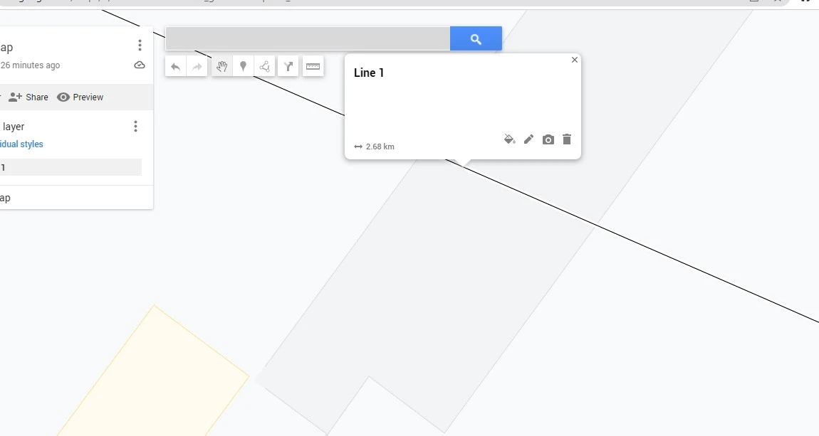 Draw Line on Google Maps