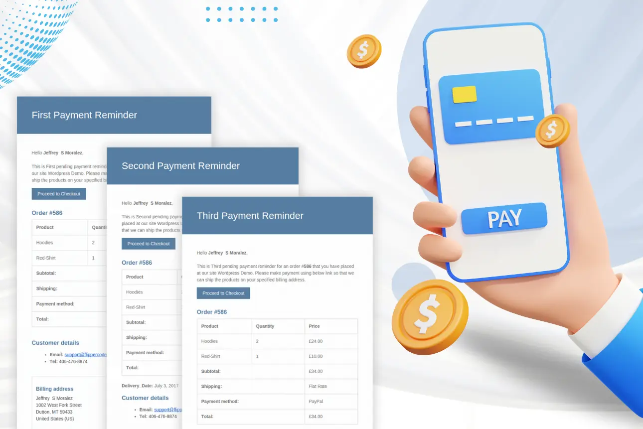 Quick & easy way to automate WooCommerce payment reminder emails
