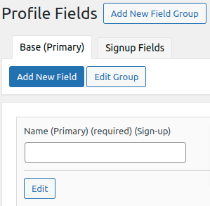 Profile Fields