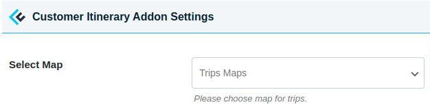 Customer Itinerary Addon Settings