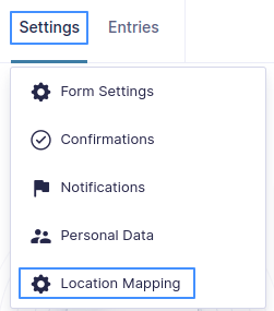 Location Mappingg in Gravity Form