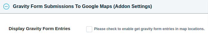 Gravity Form Submissions To Google Maps