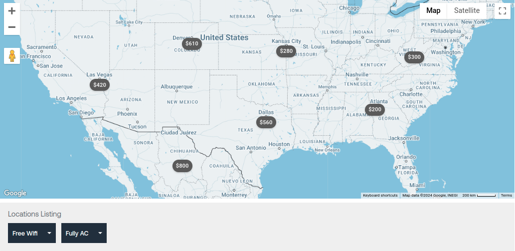 html-marker-on-map