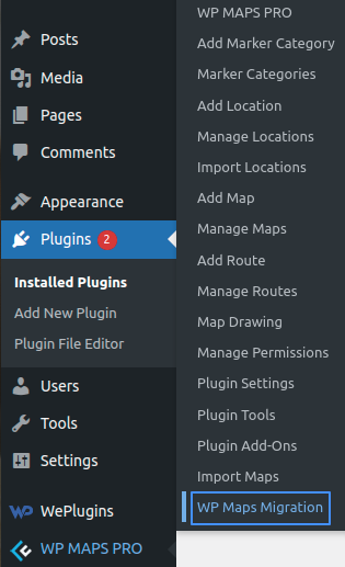 WP Maps Migration