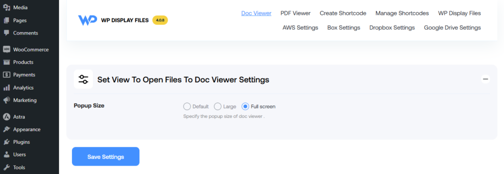 WordPress document viewer - doc viewer for wordpress