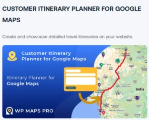 Customer Itinerary Planner for Google Maps