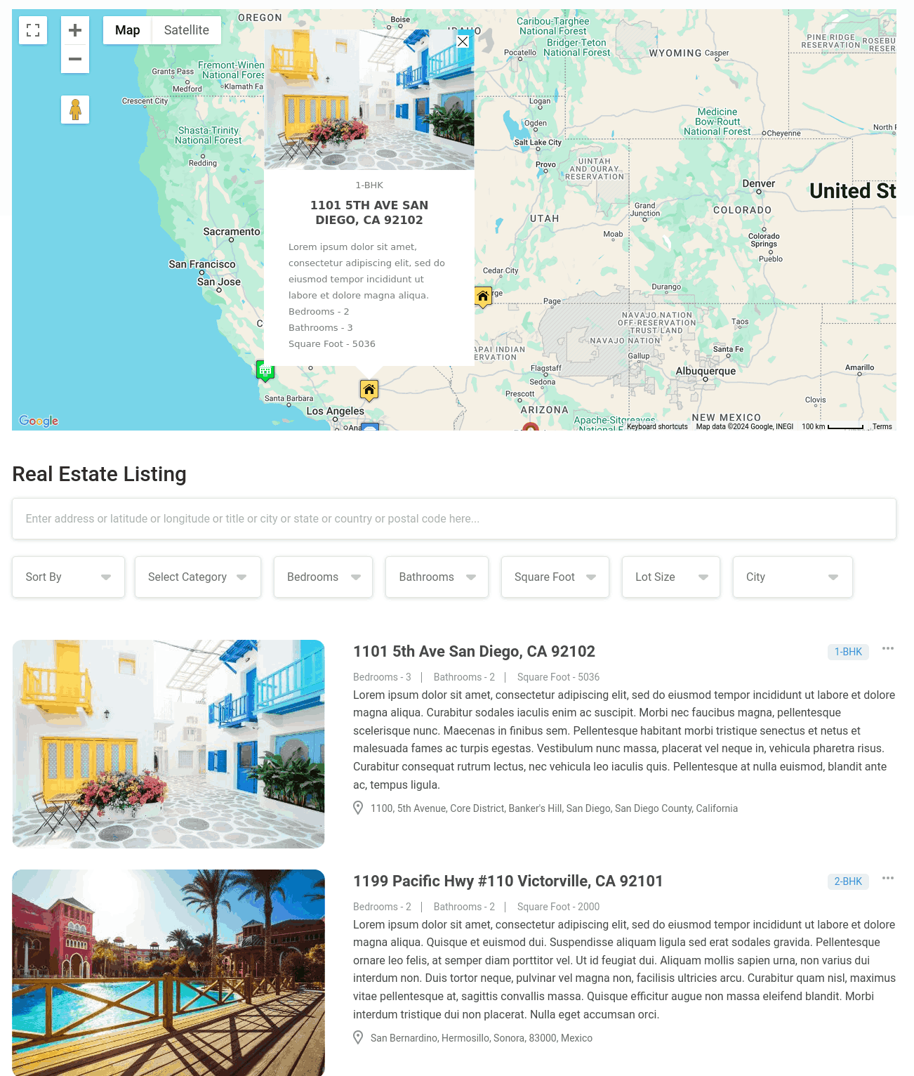 Amazing, Modern & Responsive Layouts For WP Maps Pro