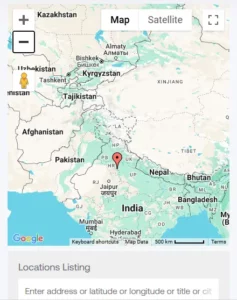 Map Location Marker Illustration