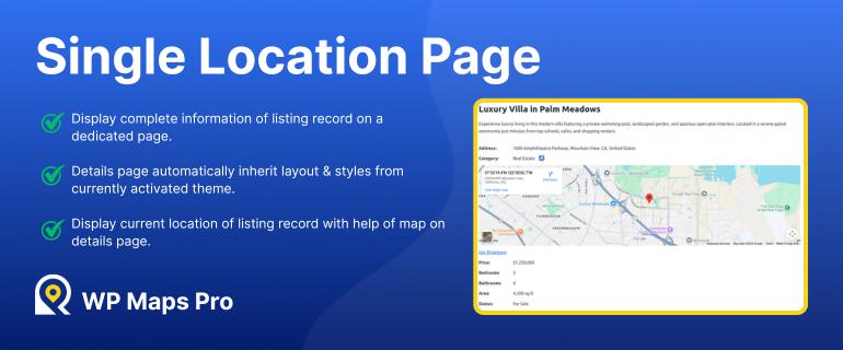 Single Location Page