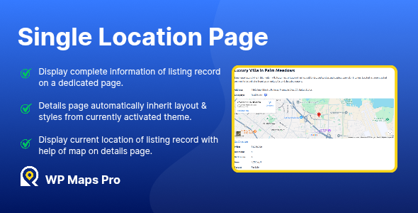 Single Location Page