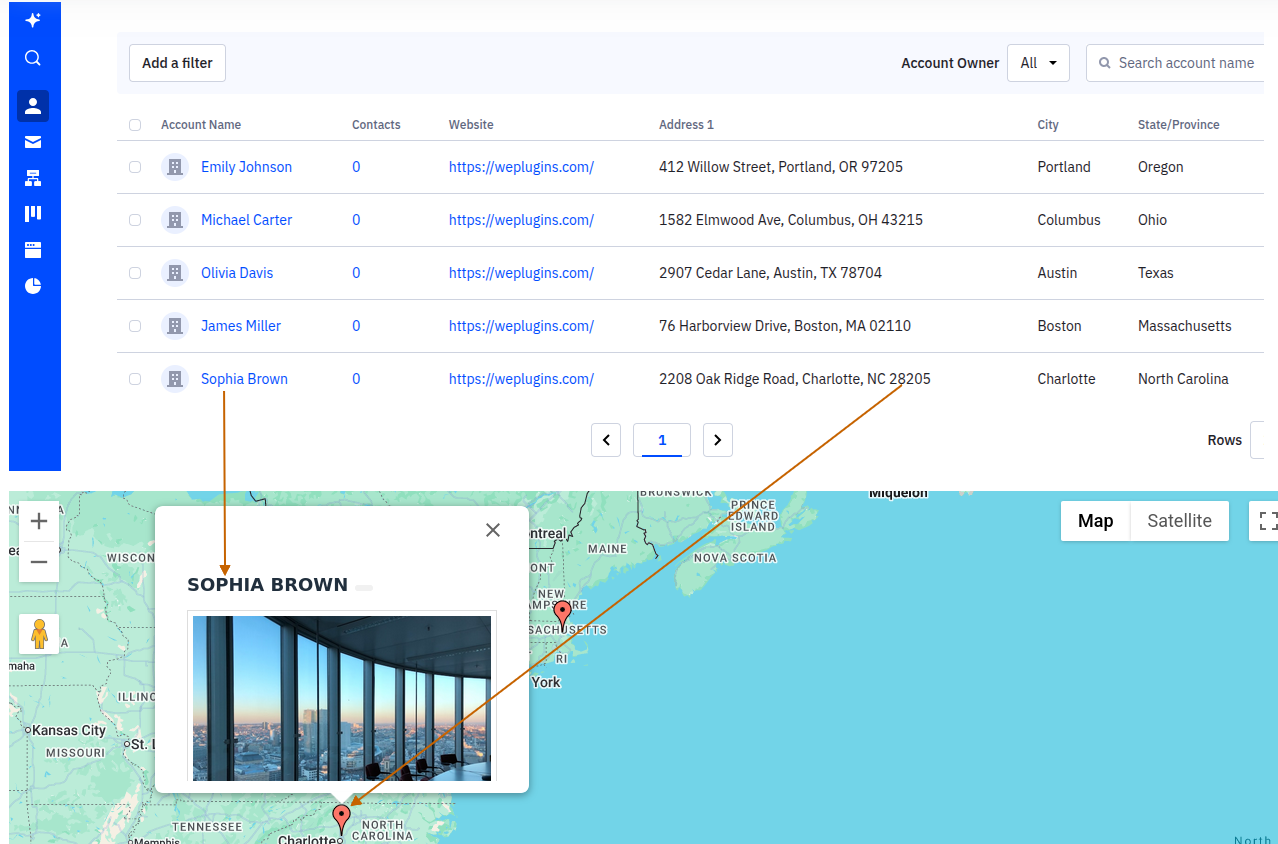 Display ActiveCampaign Data On Google Maps