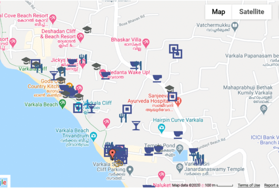 Building a Smart Nearby Amenities Guide Using Google Maps