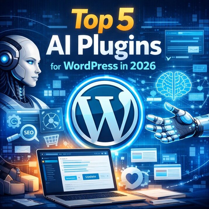 Top 5 Artificial Intelligence Plugins for WordPress in 2026 Top 5 Artificial Intelligence Plugins for WordPress in 2026