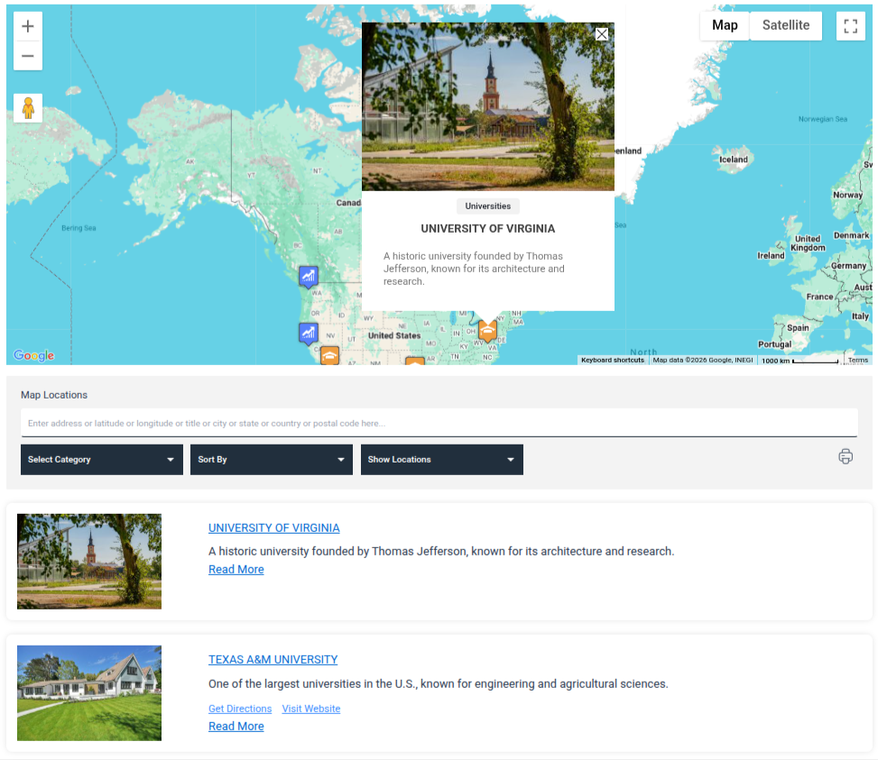 WP Maps : A Free WordPress Map Plugin With Search, Filters & Listing WP Maps : A Free WordPress Map Plugin With Search, Filters & Listing