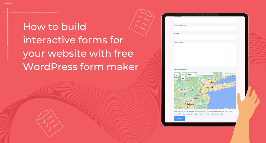 How to build interactive forms for your website with free WordPress form maker