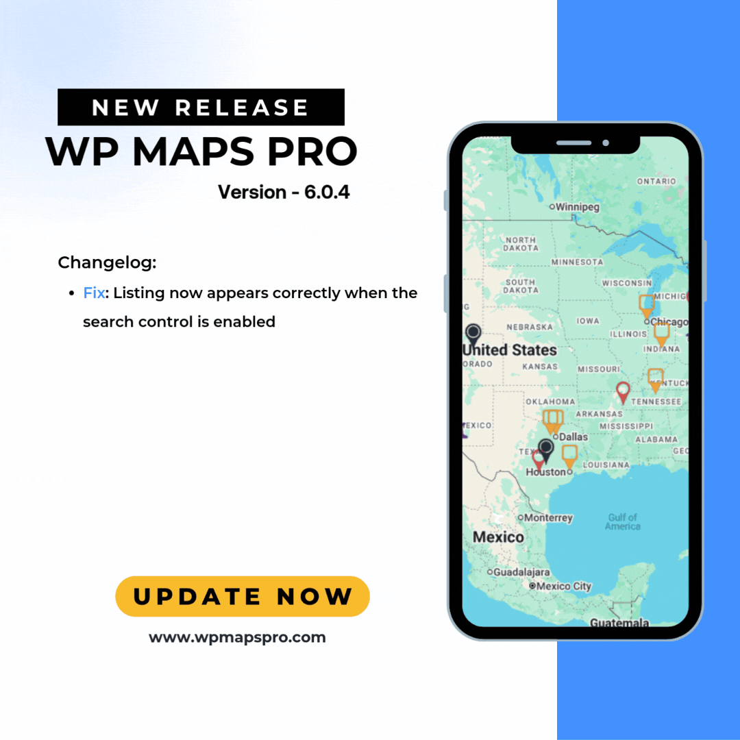 WP Maps Pro Changelog  6.0.4